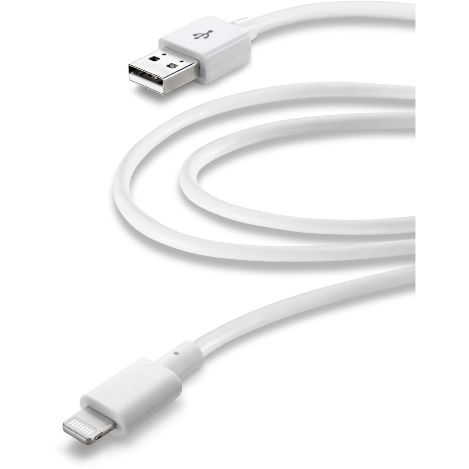 Cellularline USB Kabel 2m lightning weiß Type-A auf Apple Lightning