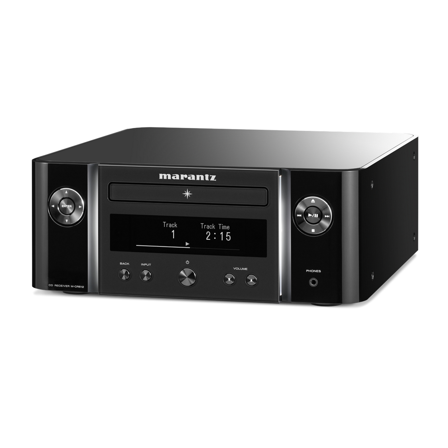 Marantz M-CR612/N1B schwarz Netzwerk CD-Receiver mit Heos