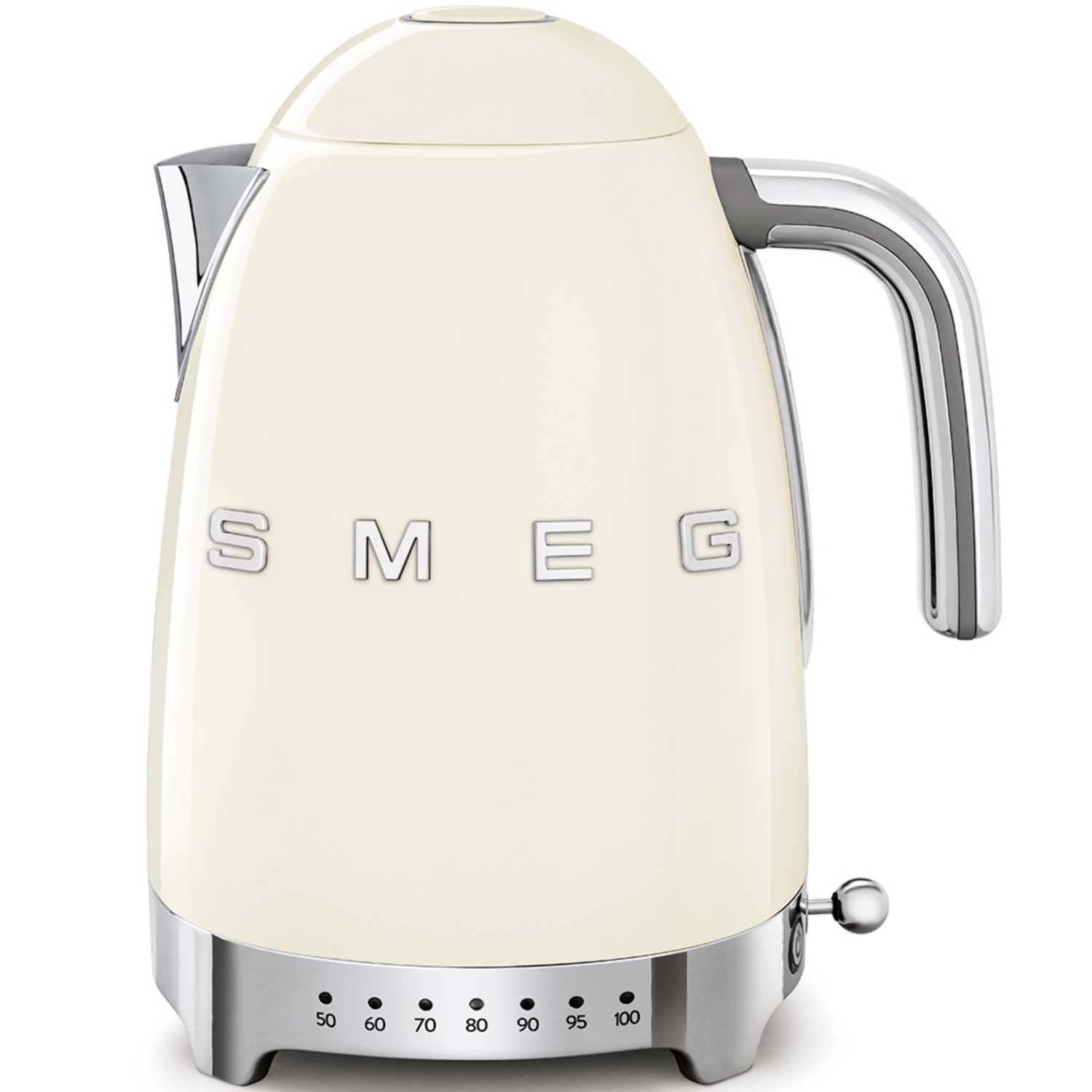 SMEG KLF04CREU Wasserkocher, Regelbar 50's Retro Style, Creme