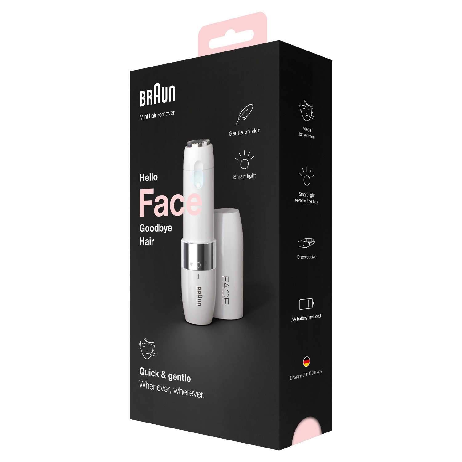 Braun Face Mini Hair Remover FS1000 Haarentfernungsgerät