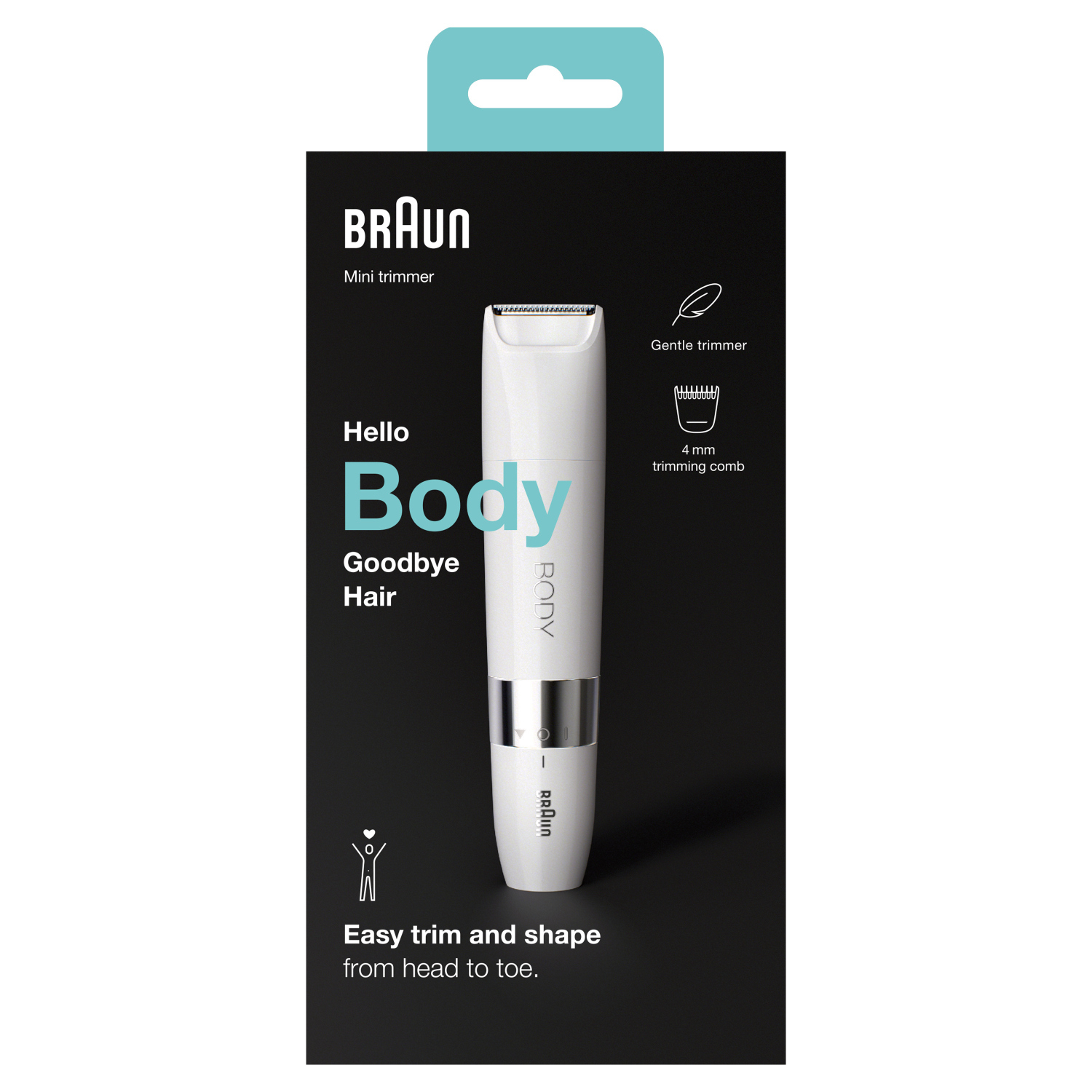 Braun Body Mini Trimmer BS1000 Haarentfernungsgerät