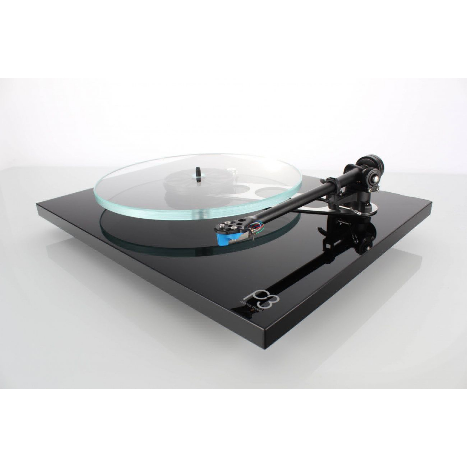 Rega Planar 3 mit RB 330 +Exact schwarz Plattenspieler Plug and Play-Set