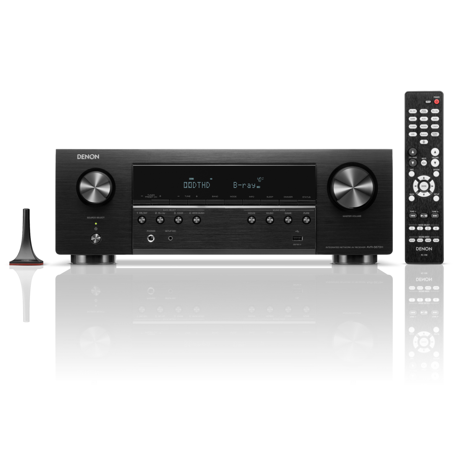 Denon AVR-S670H schwarz 5.2 8K-AV-Verstärker inkl. Heos