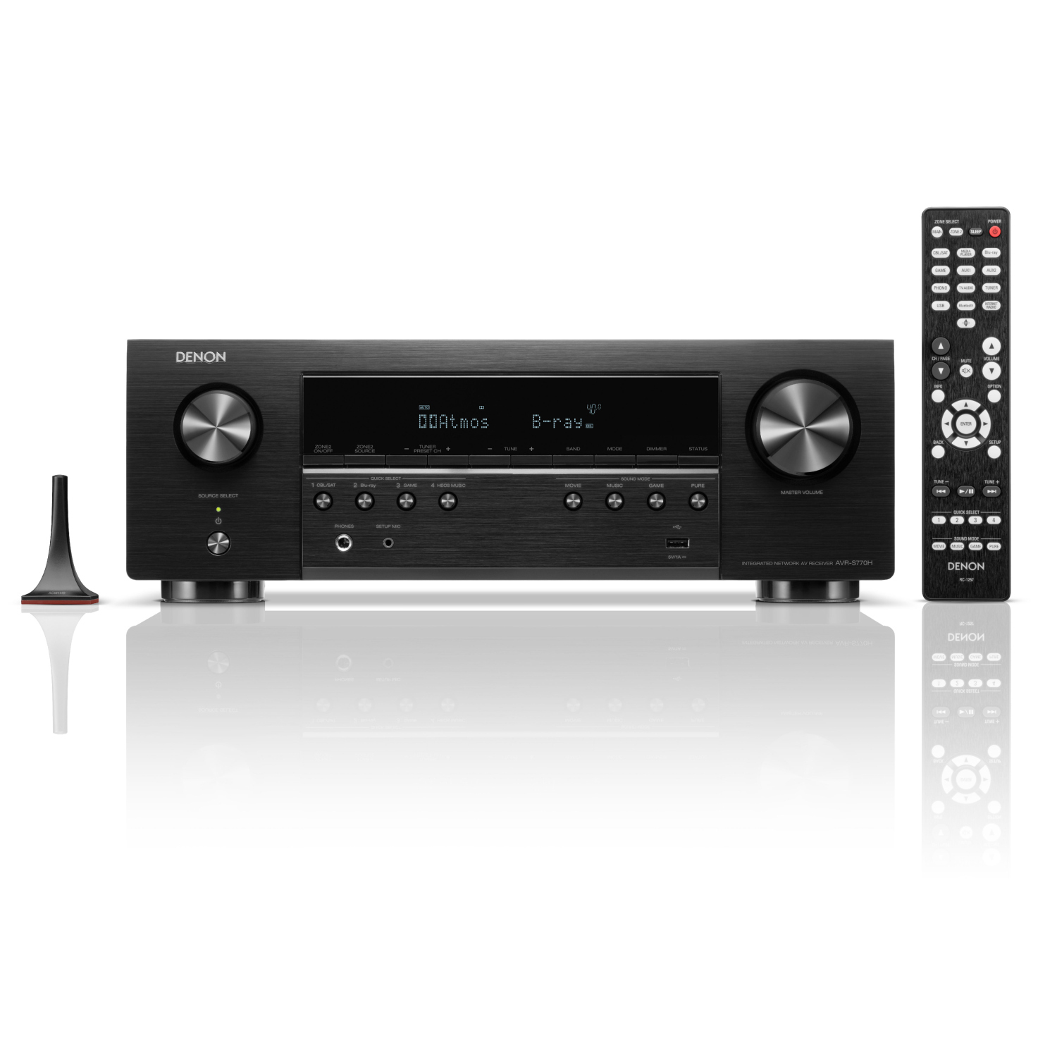 Denon AVR-S770H schwarz 7.2 8K-AV-Verstärker mit HEOS