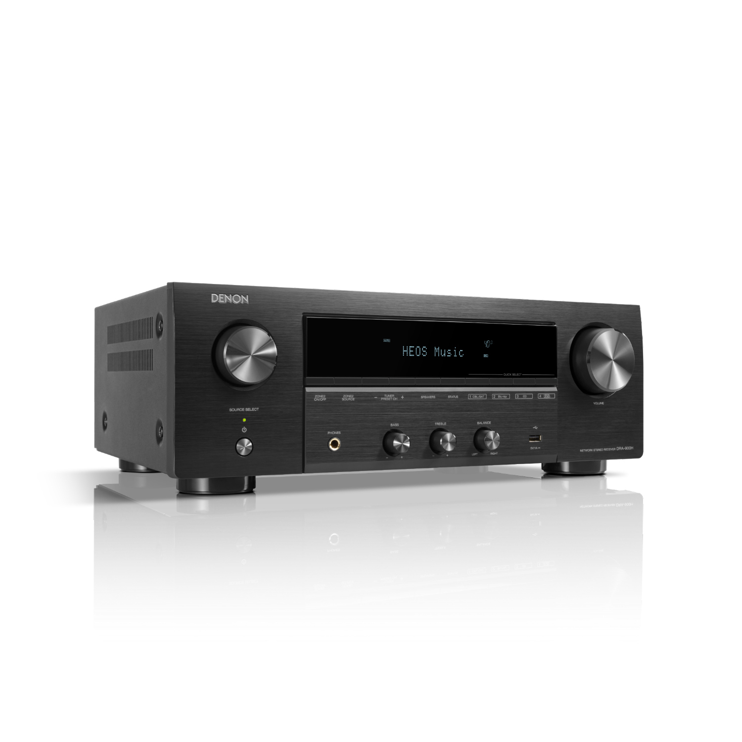 Denon DRA-900HBKE2 schwarz 2.2-Kanal 175W 8K-AV-Verstärker mit HEOS Built-in