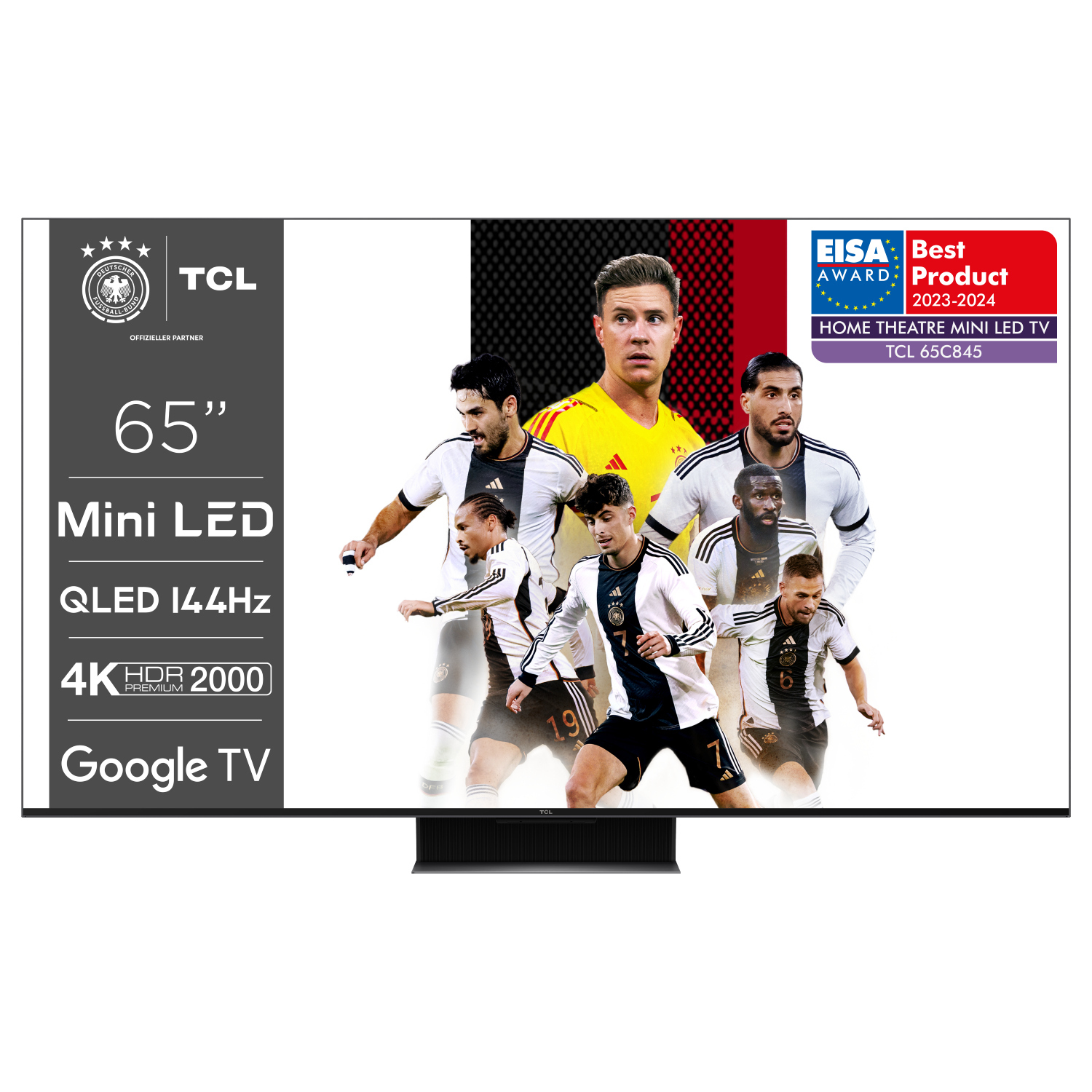 TCL 65C845 4K QLED Mini-LED TV 164cm (65